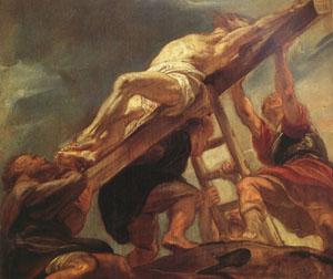 Peter Paul Rubens The Raising of the Cross (mk05) Germany oil painting art